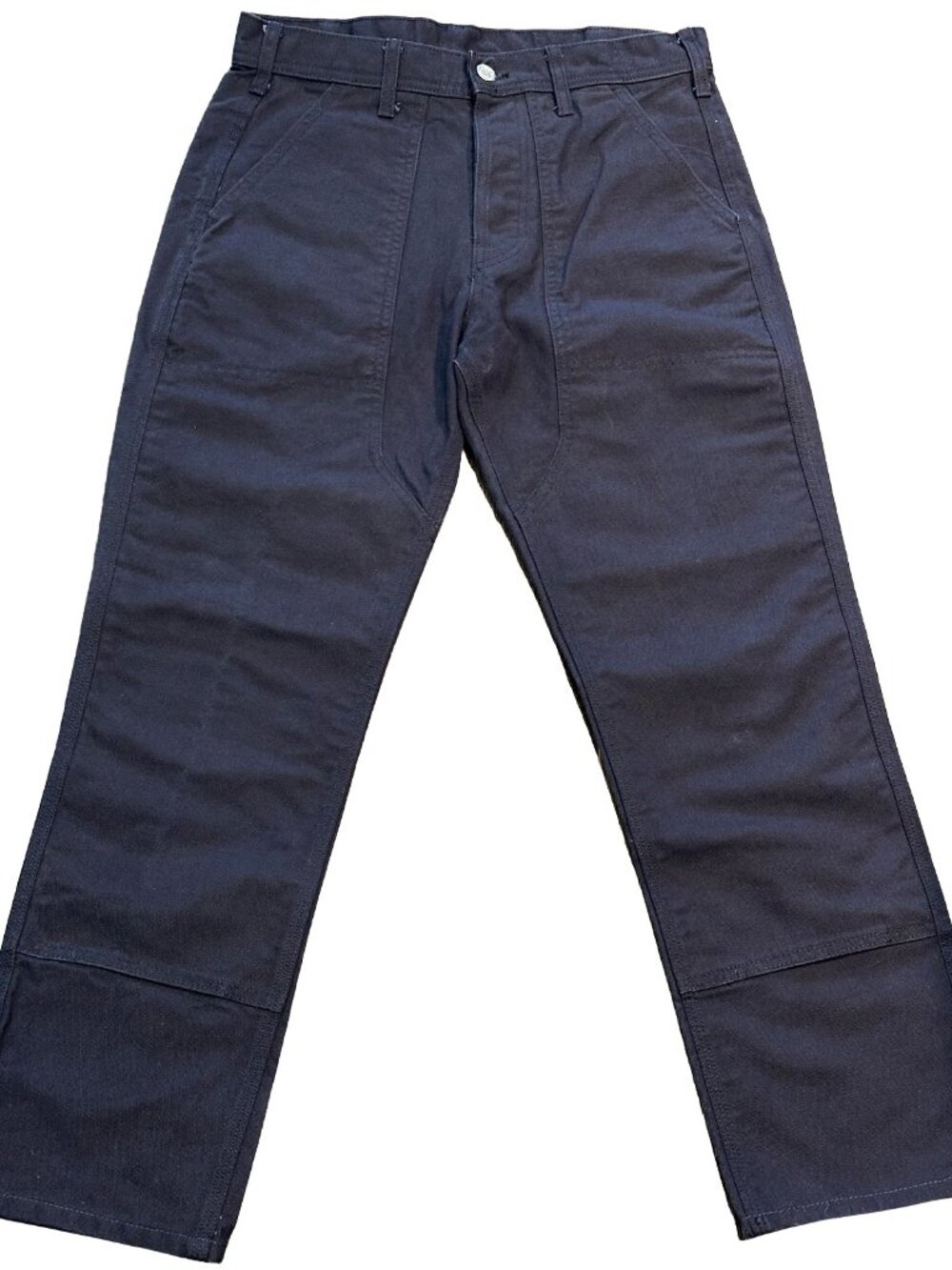 Topo Designs Double Knee Work Pants Navy Blue Size 30x27